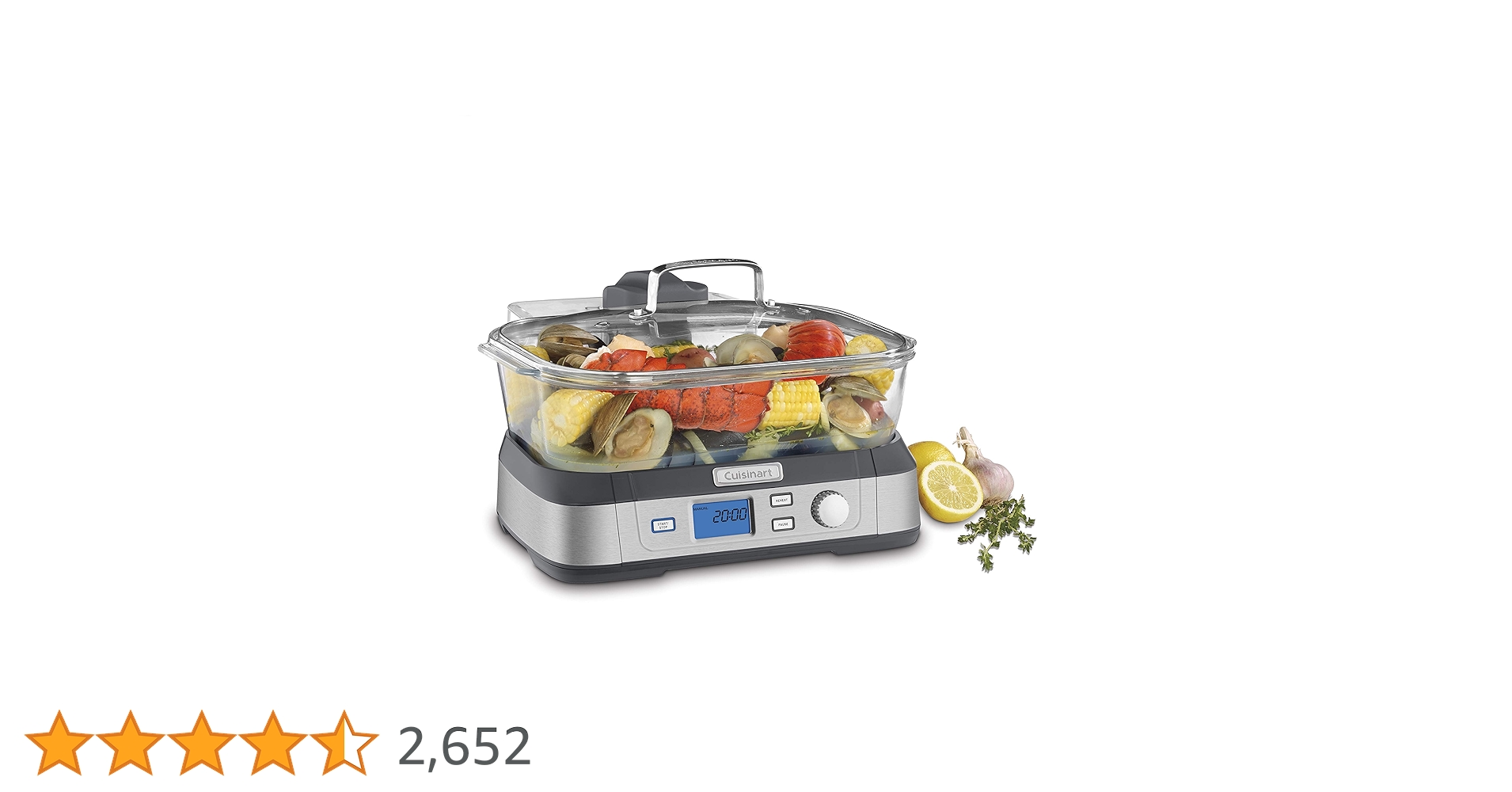 Amazon | Cuisinart STM-1000 デジタルクック フレッシュ